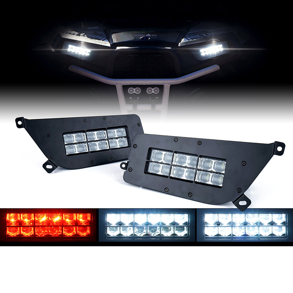 Kit de Faros Delanteros LED UTV de 90W Para Polaris 2014-2016 RZR ZP Turbo Xprite