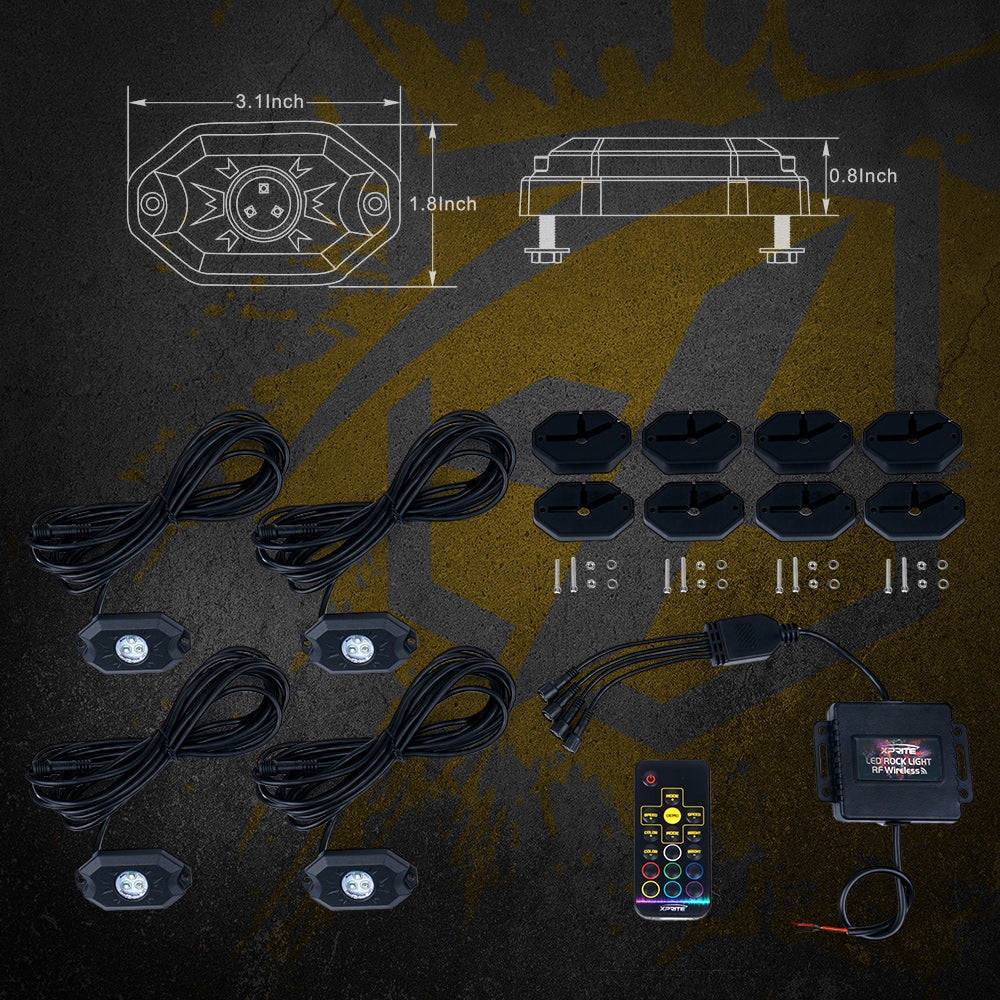 LED Rock Lights specs