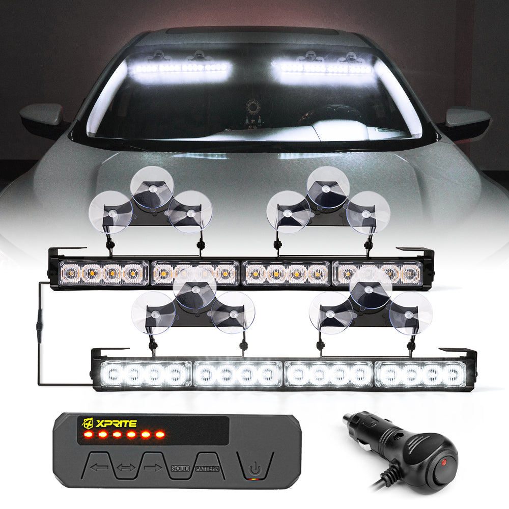 Luces Estroboscópicas LED Dobles Para Asesores de Tráfico Serie Contract Xprite