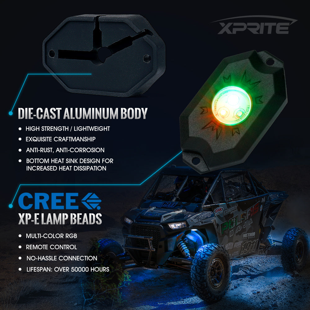 LED Rock Lights cree