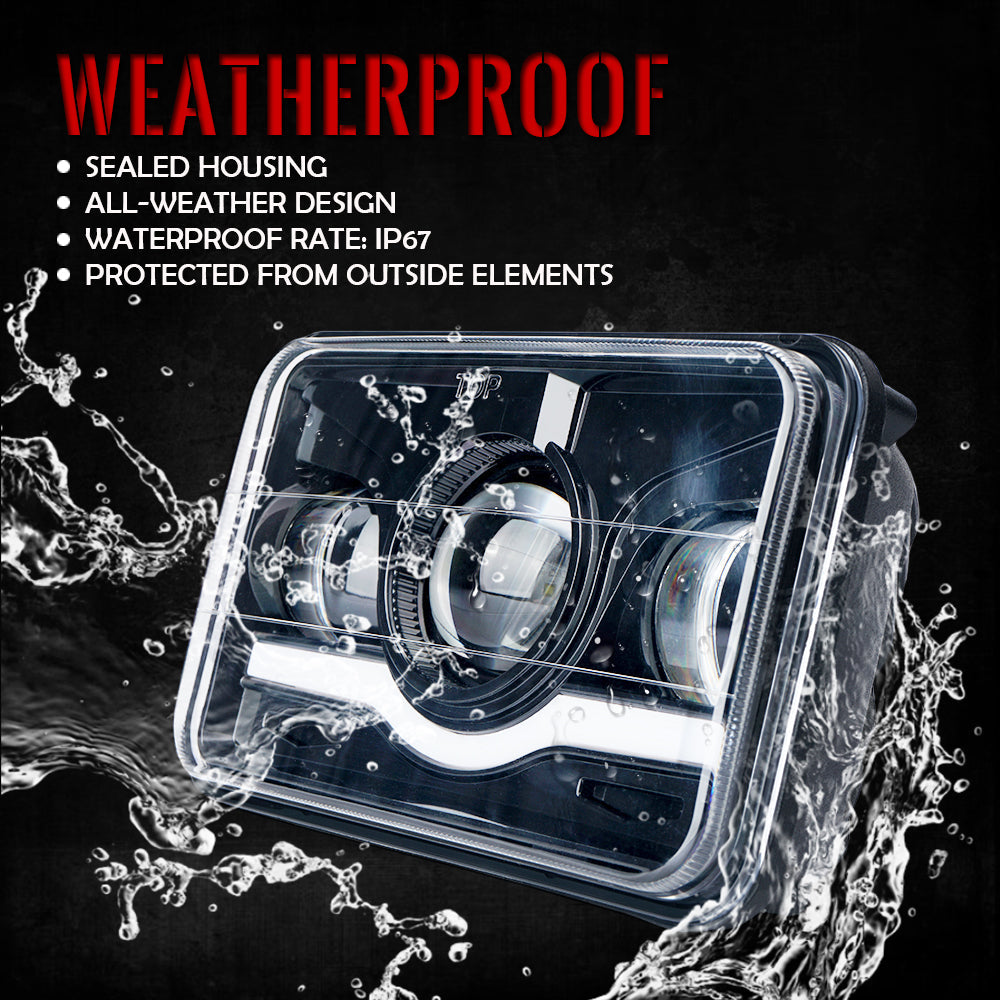 LED Headlights Includes