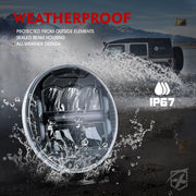 LED Headlights With DRL Weatherproof
