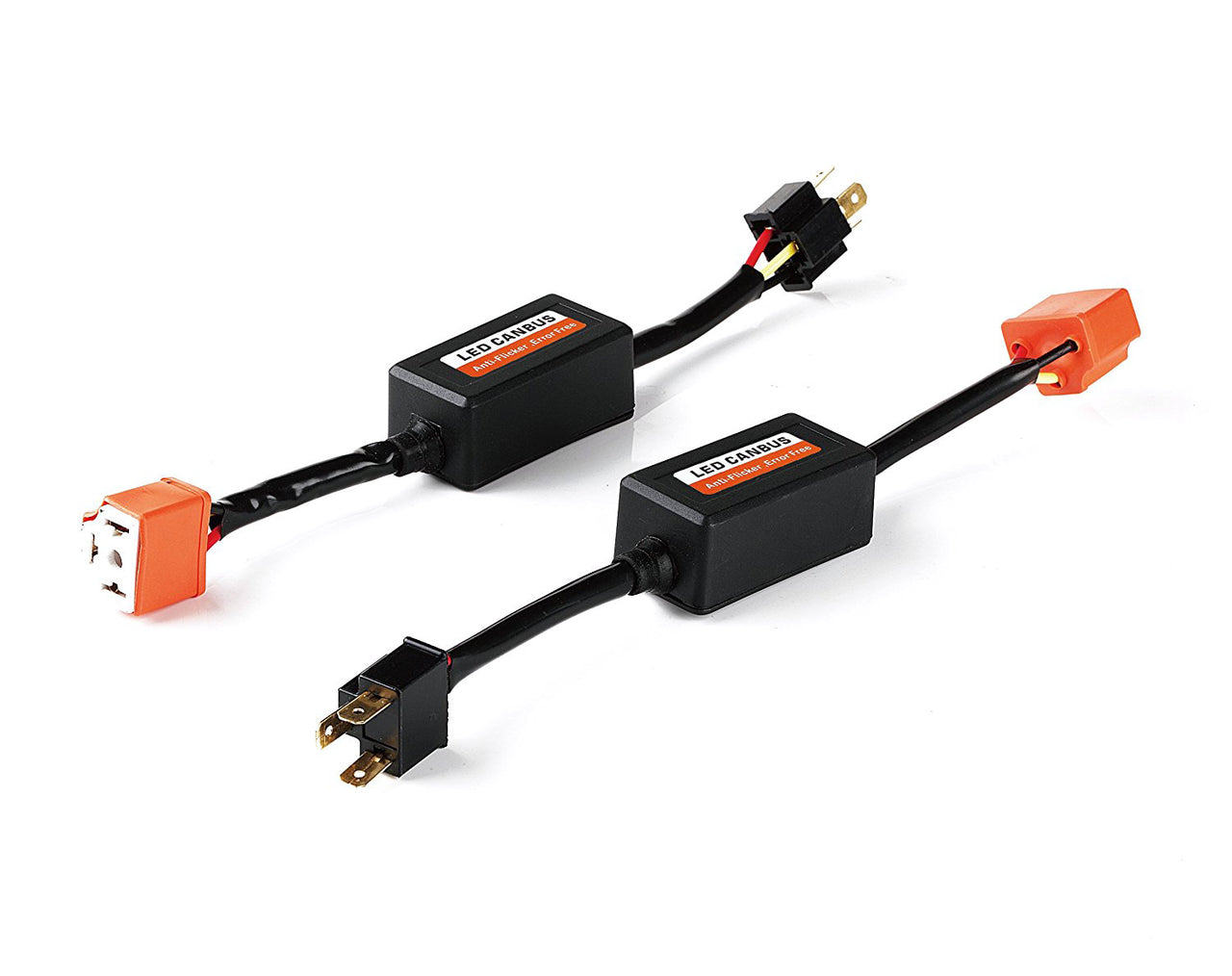 Kit de Cableado Canbus Para Faros LED con Decodificador Cancelador de Resistencia Antiparpadeo Sin Error Xprite - H4 a H13