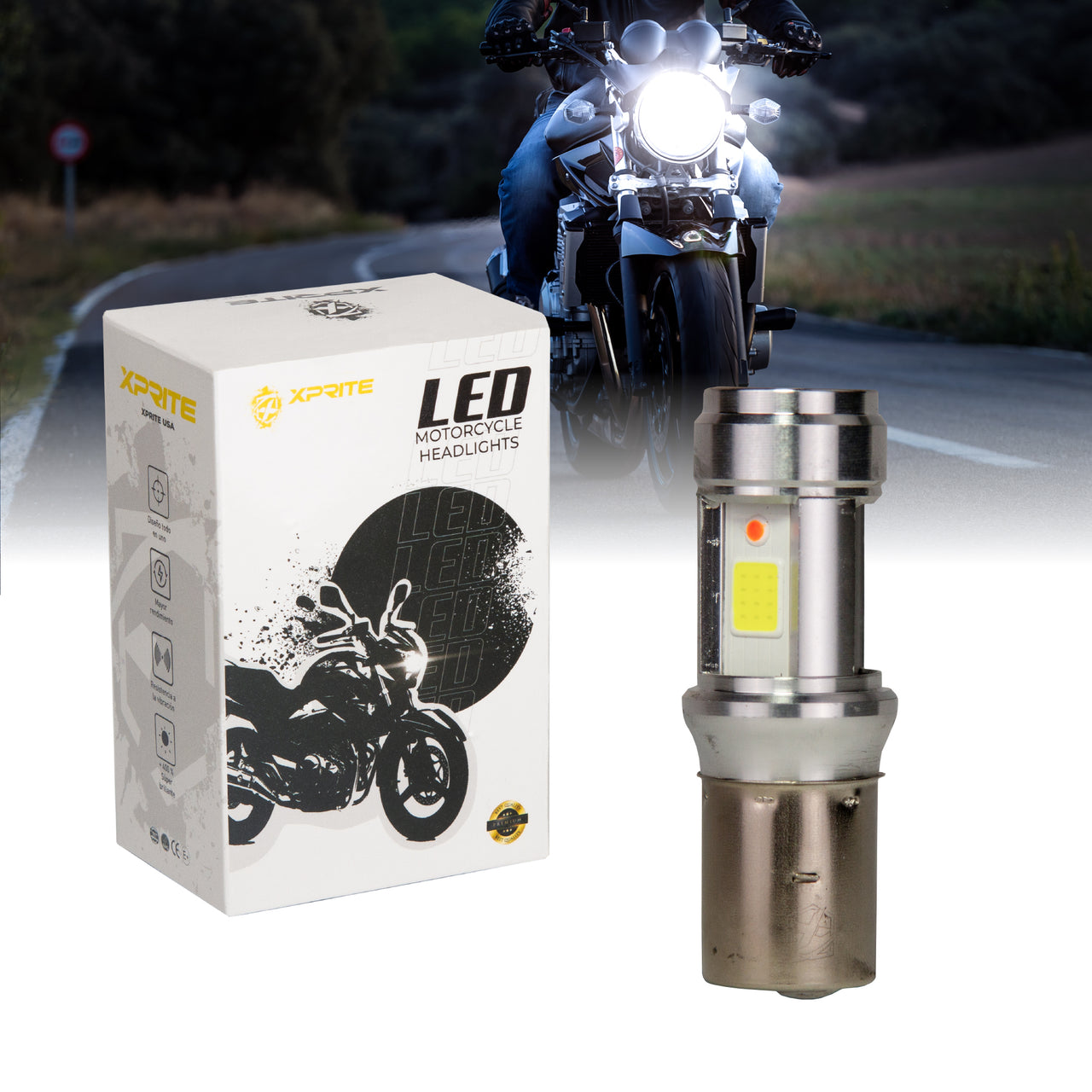 Bombilla LED Para Faros de Motocicleta | E01C S2BA 12W