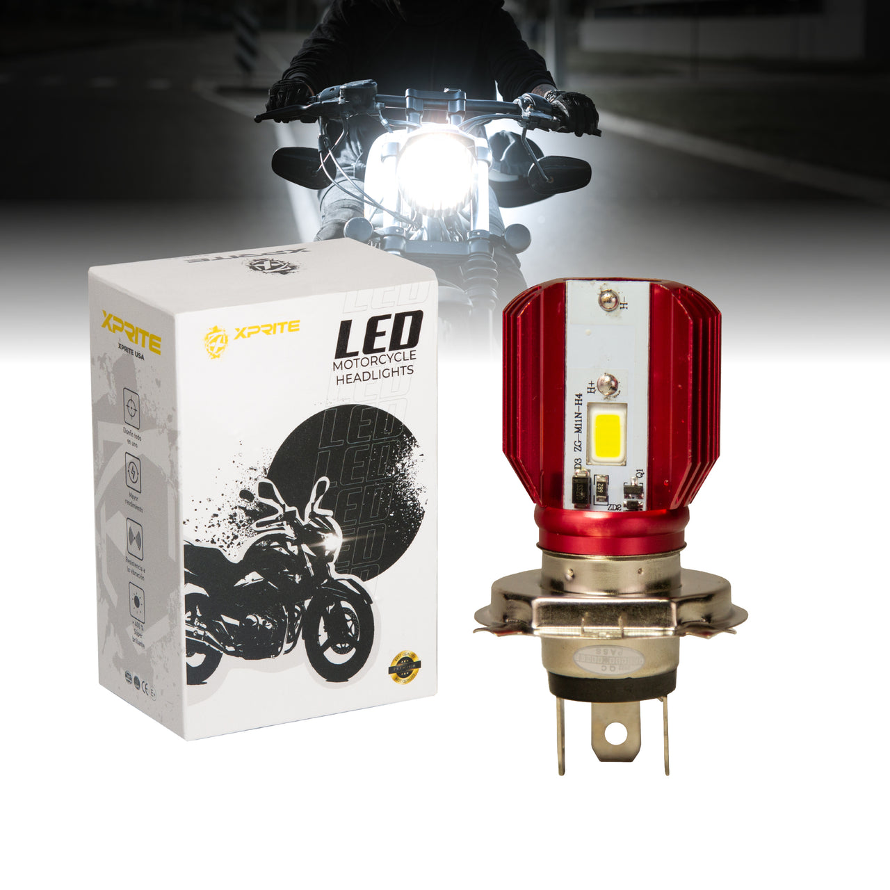 Bombilla LED Para Faros de Motocicleta | M11N-H4 12W