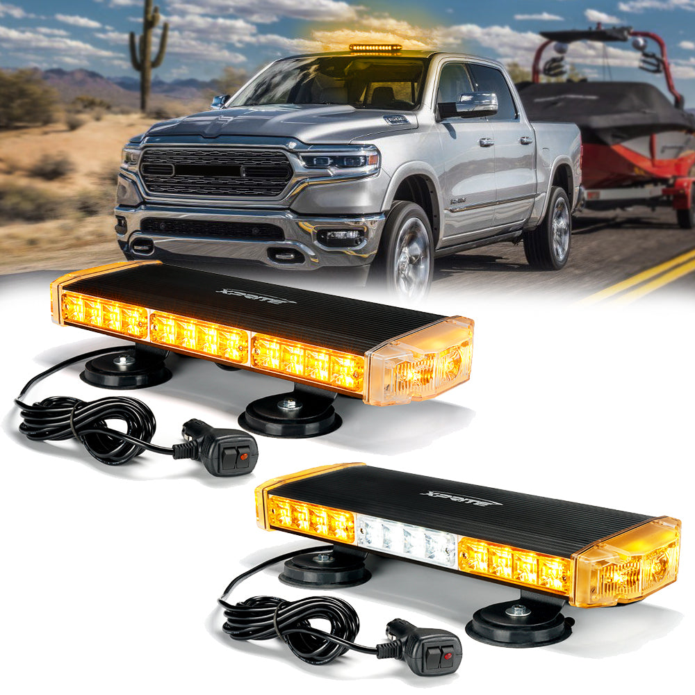 Luz Estroboscópica LED 18" de Emergencia Para Techo Con Montaje Magnético Serie Response Xprite