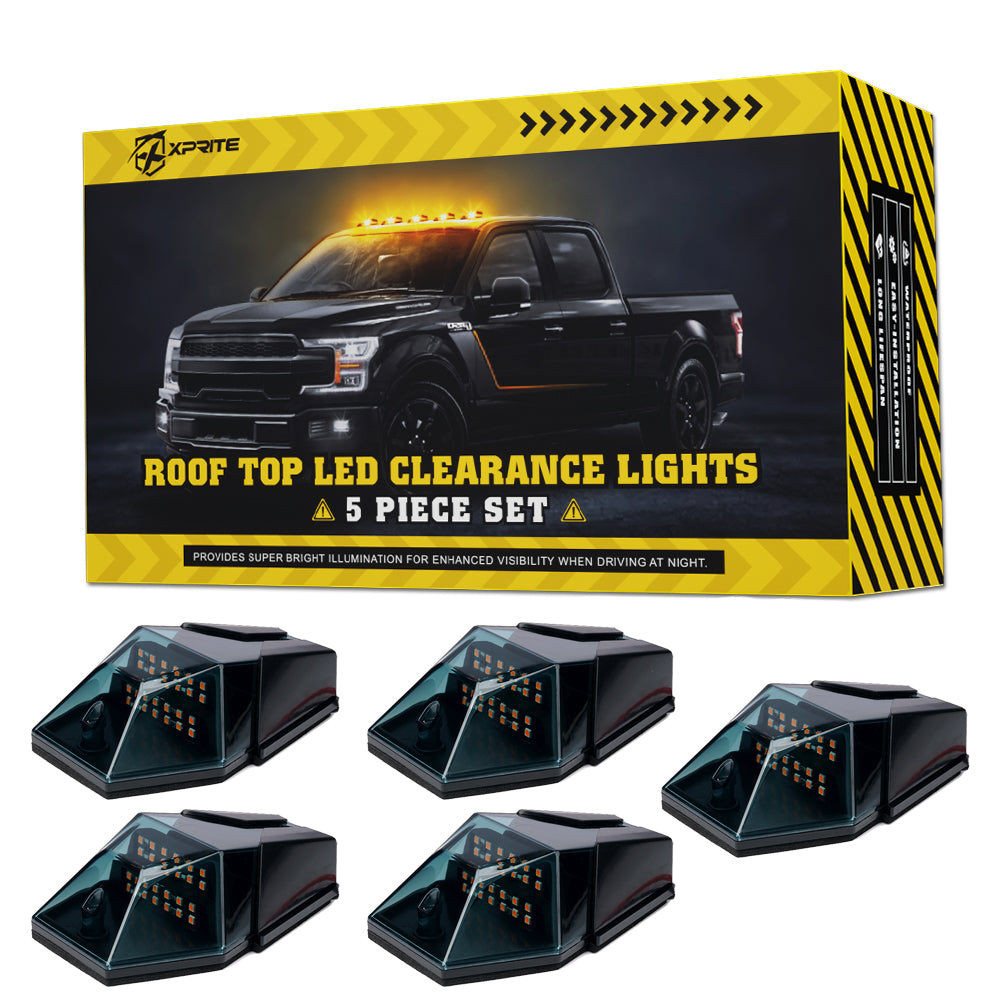 Juego de Luces LED de Gálibo Ahumadas Para Techo de Cabina Serie Jewel Xprite - Kit de 5