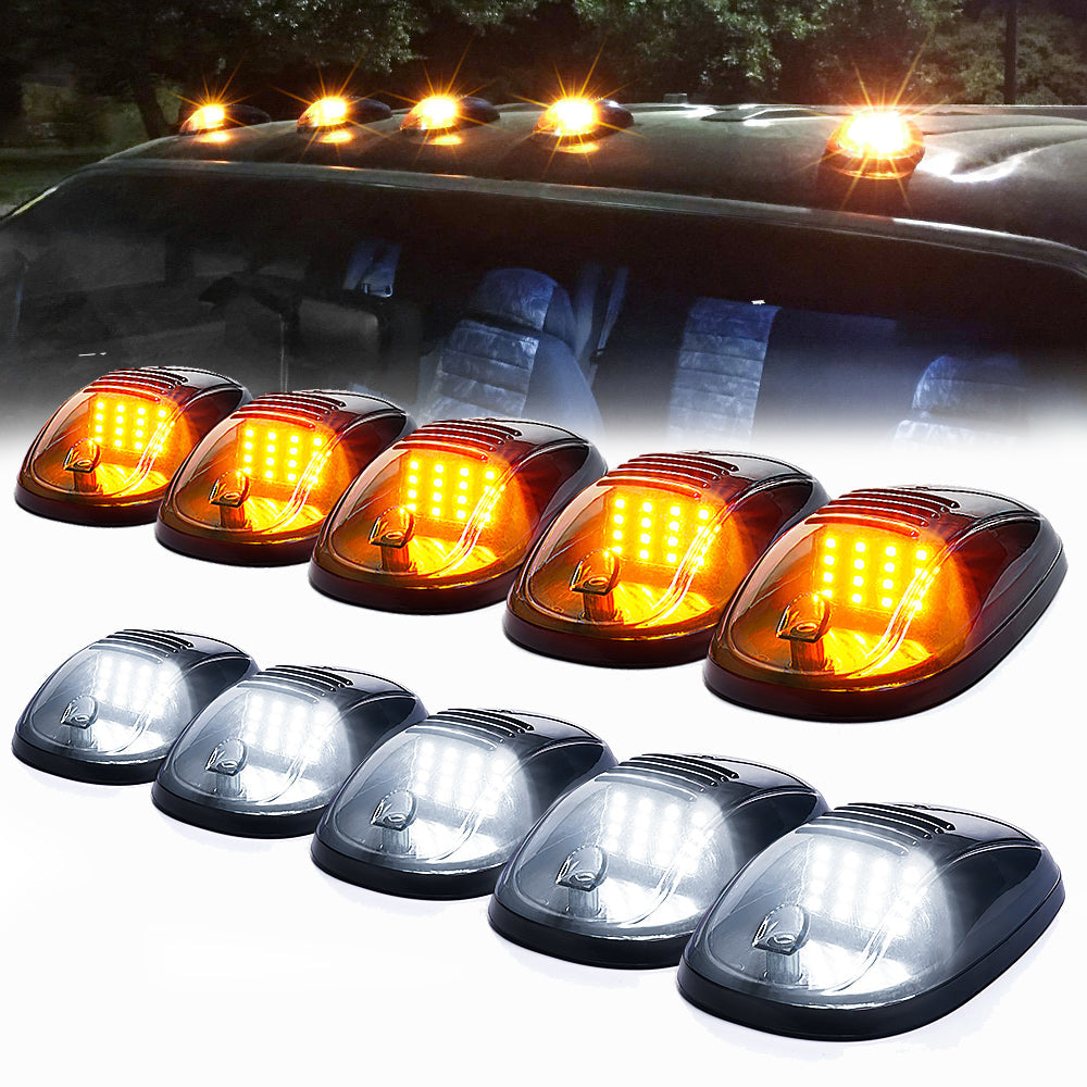 Juego de Luces de Gálibo Ahumadas LED Para Techo de Cabina Serie Guide Xprite - Kit de 5